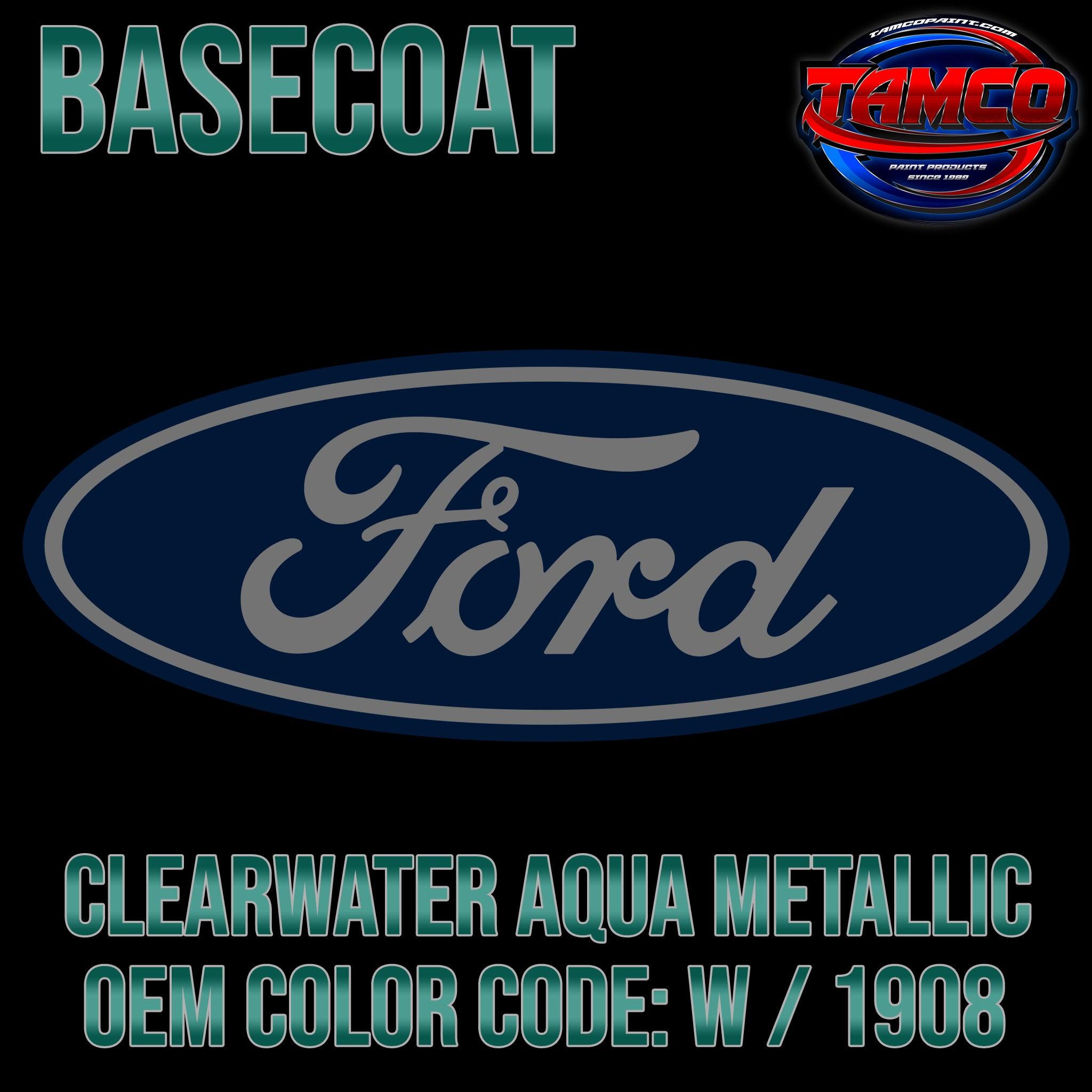 Ford Clearwater Aqua Metallic, W / 1908, 1967