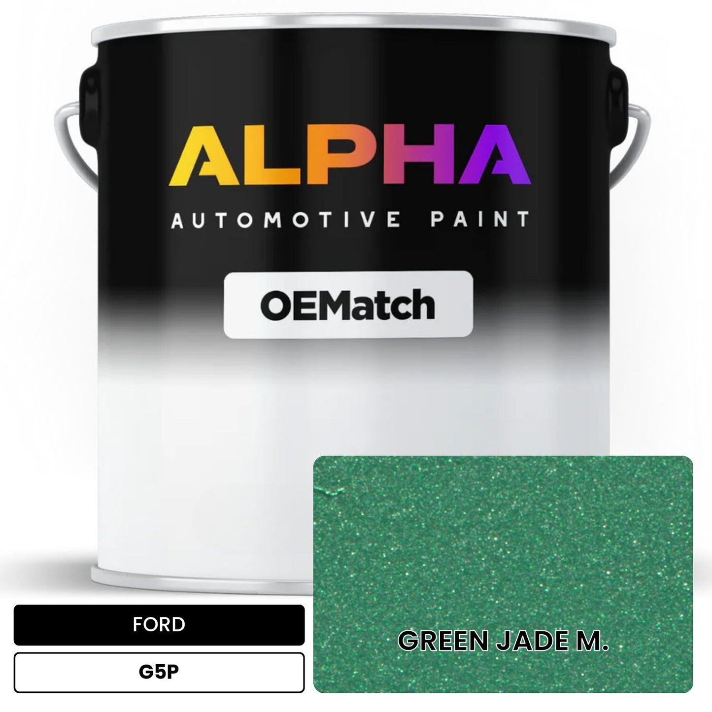 FORD GREEN JADE M. G5P OEMatch Basecoat