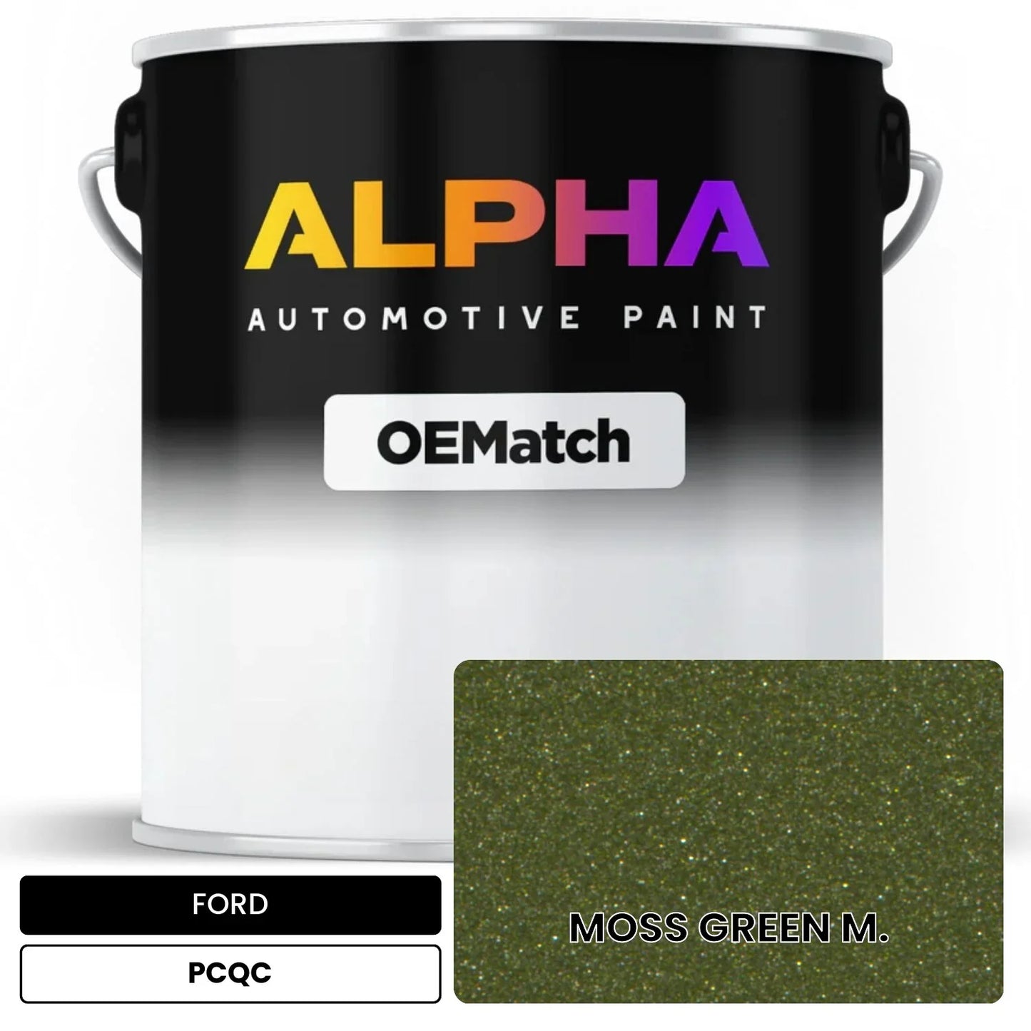 FORD MOSS GREEN M. PCQC OEMatch Basecoat