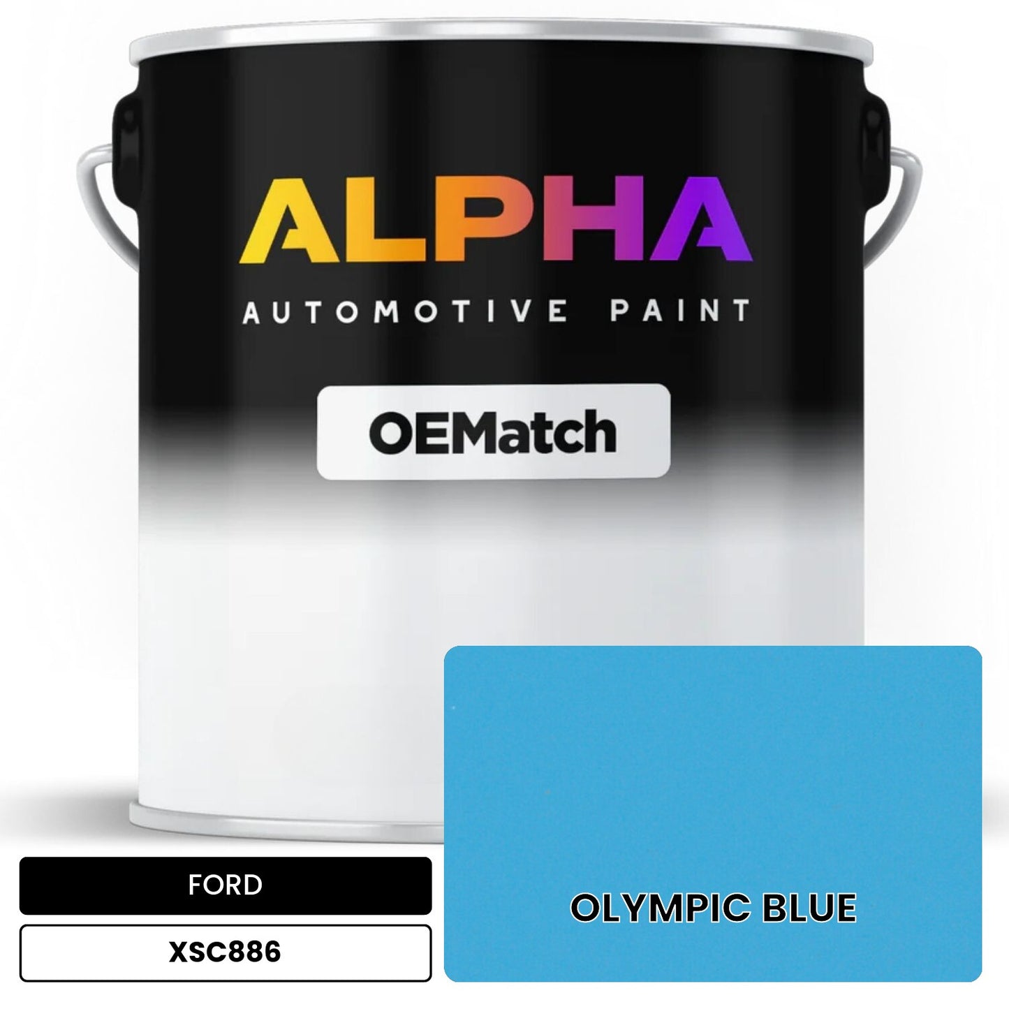 FORD OLYMPIC BLUE XSC886 OEMatch Basecoat
