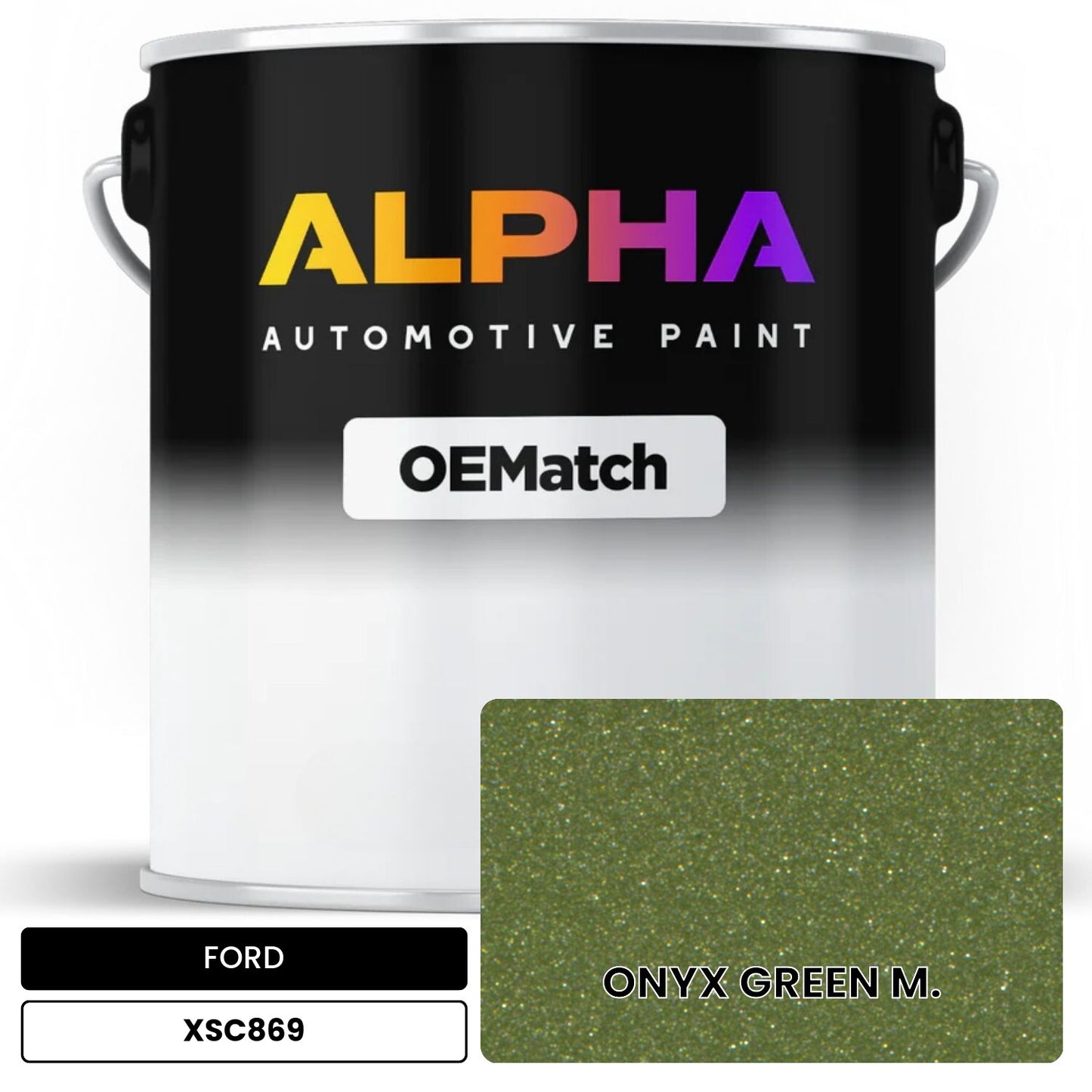 FORD ONYX GREEN M. XSC869 OEMatch Basecoat