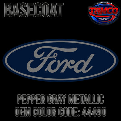 Ford Pepper Gray Metallic | 44490 | 1967 | OEM Basecoat - The Spray Source - Tamco Paint Manufacturing