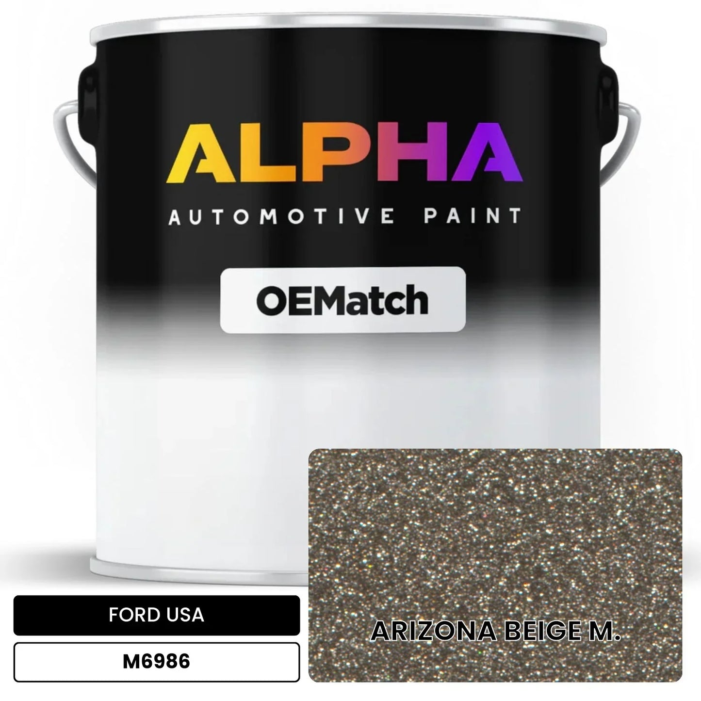 FORD USA ARIZONA BEIGE M. M6986 OEMatch Basecoat