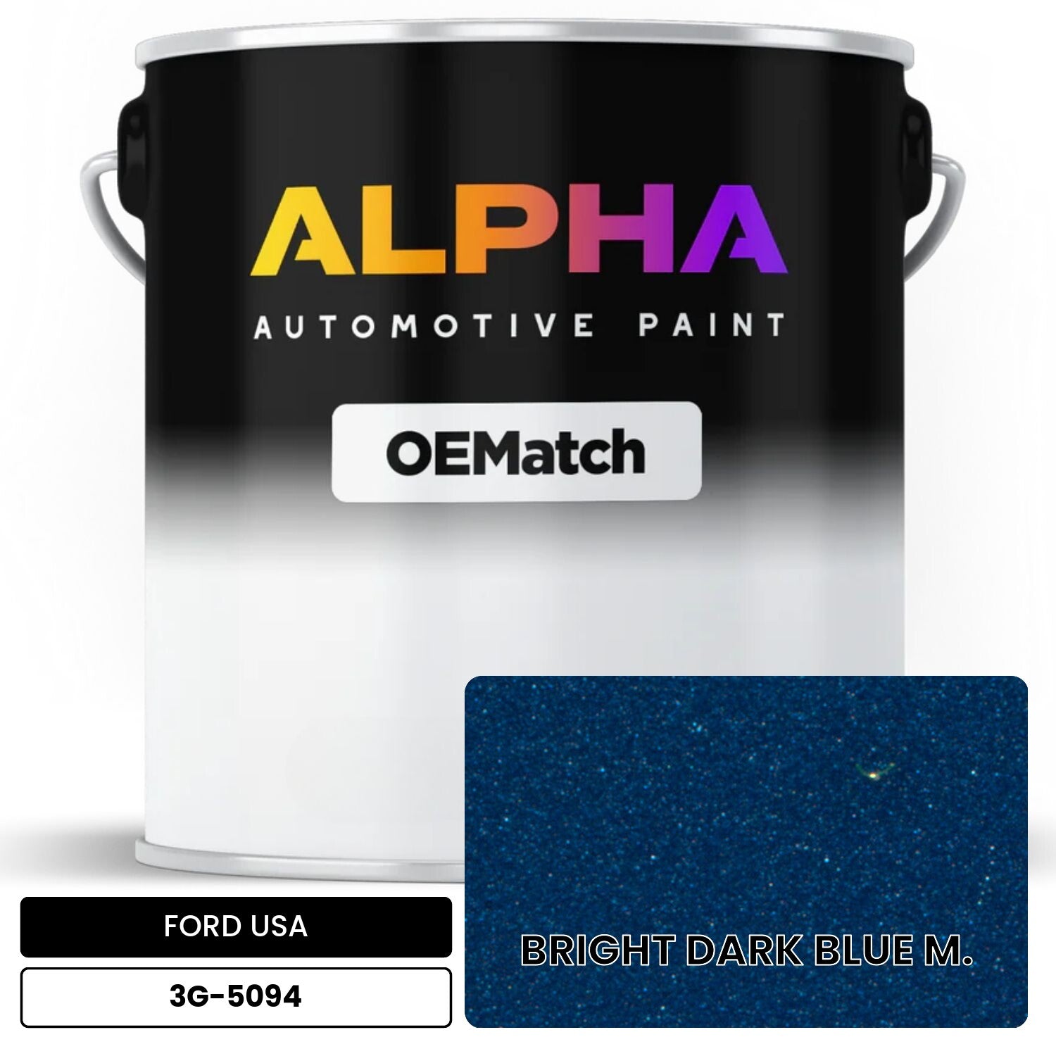 FORD USA BRIGHT DARK BLUE M. 3G-5094 | OEMatch Automotive Basecoat