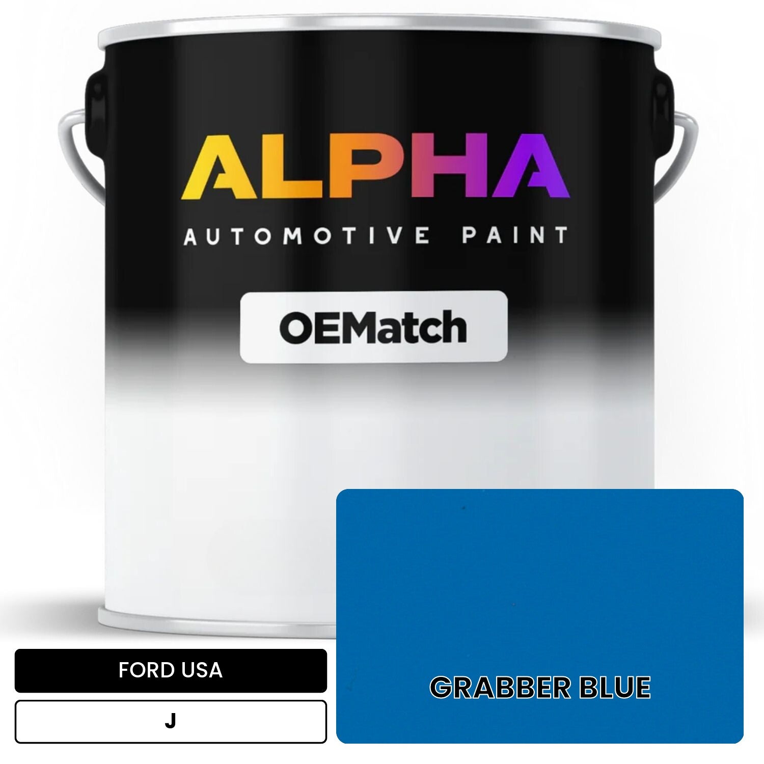 FORD USA GRABBER BLUE J | OEMatch Automotive Basecoat – The Spray