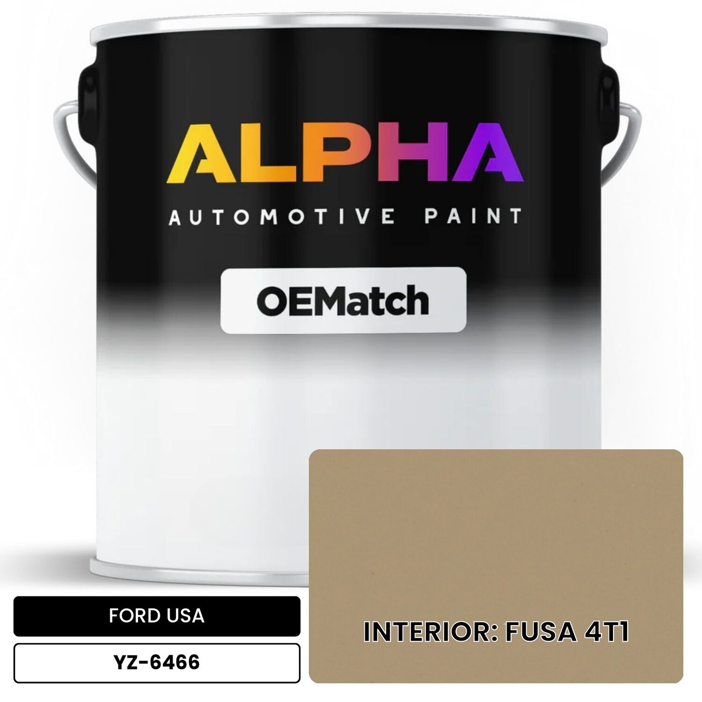 FORD USA INTERIOR: FUSA 4T1 YZ-6466 OEMatch Basecoat