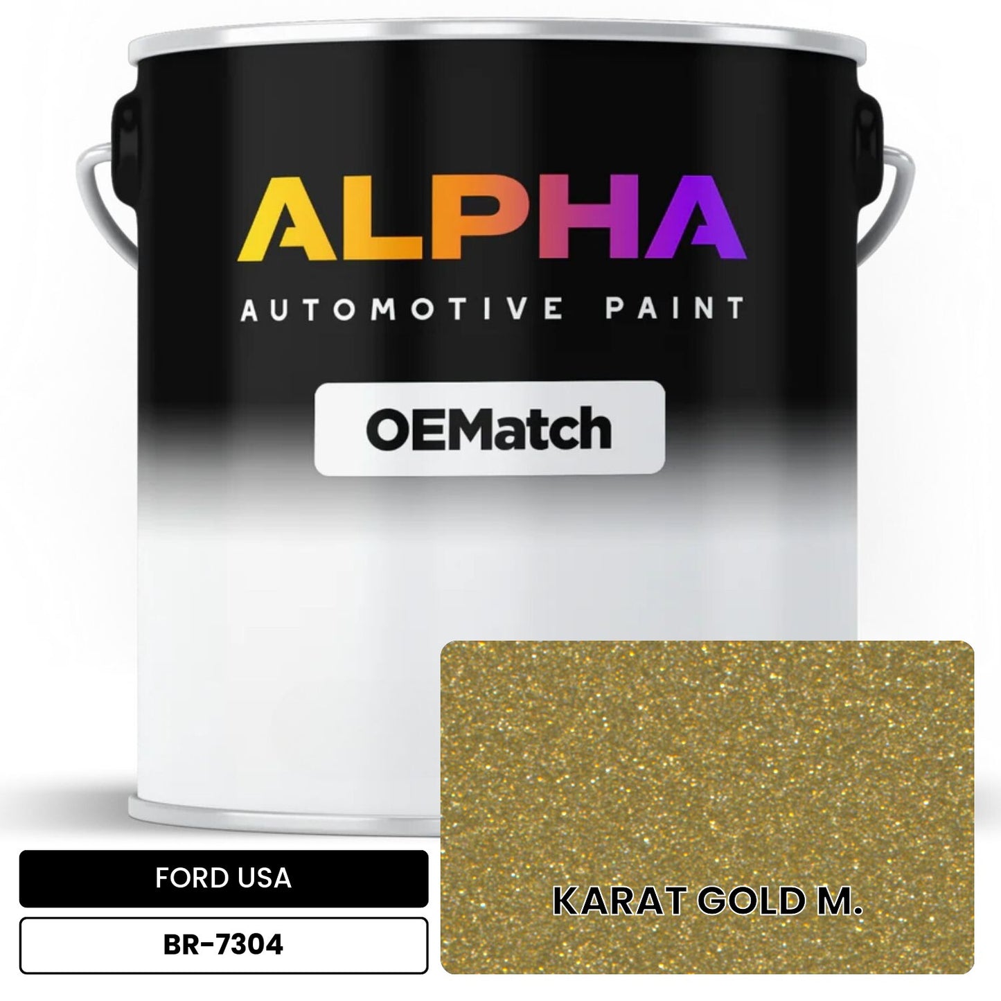 FORD USA KARAT GOLD M. BR-7304 OEMatch Basecoat