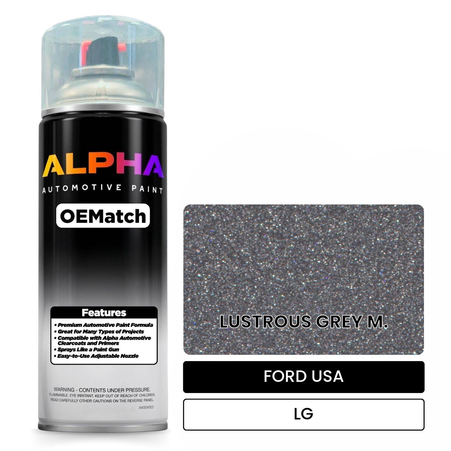 FORD USA LUSTROUS GREY M. LG OEMatch Spraycan