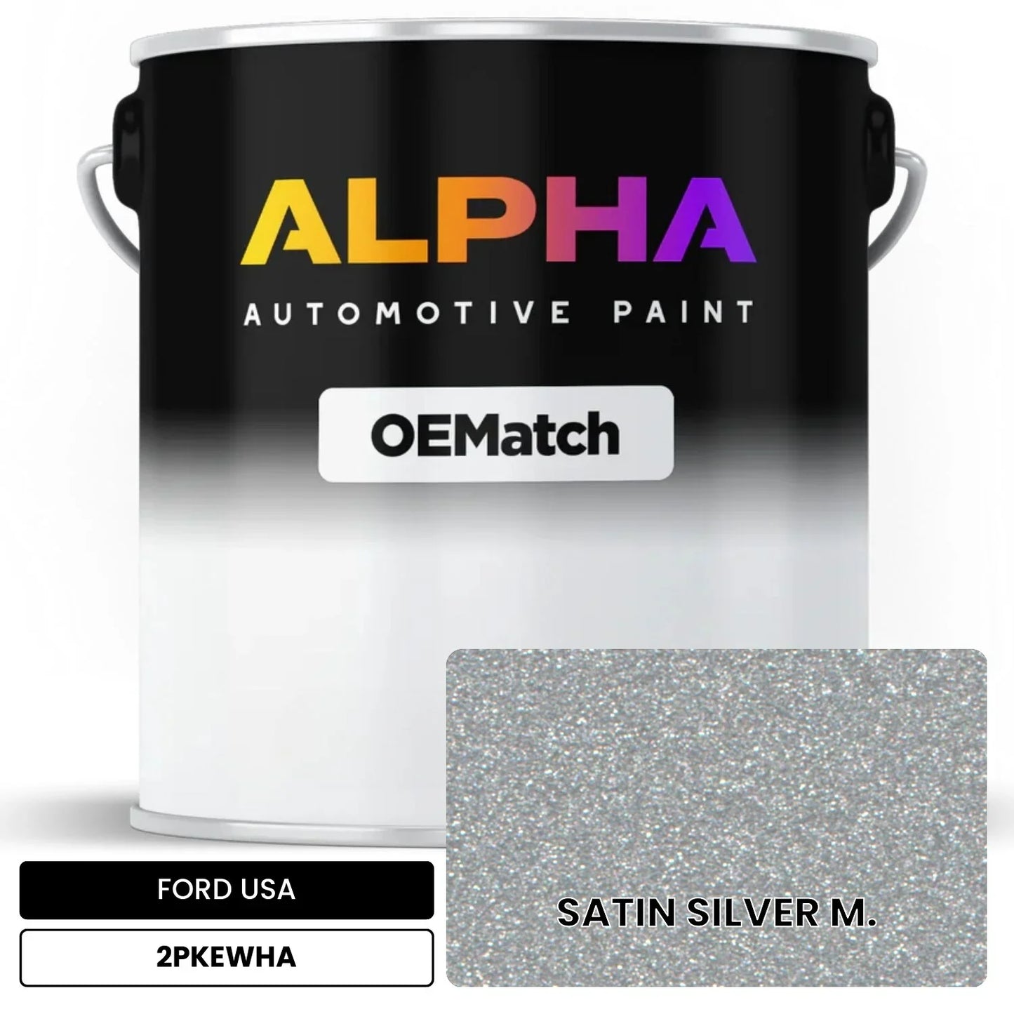 FORD USA SATIN SILVER M. 2PKEWHA OEMatch Basecoat