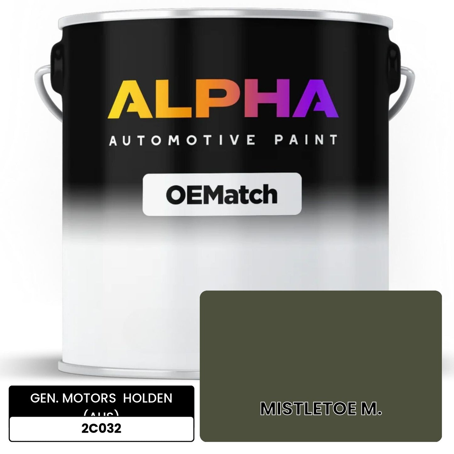 GEN. MOTORS HOLDEN (AUS) MISTLETOE M. 2C032 OEMatch Basecoat