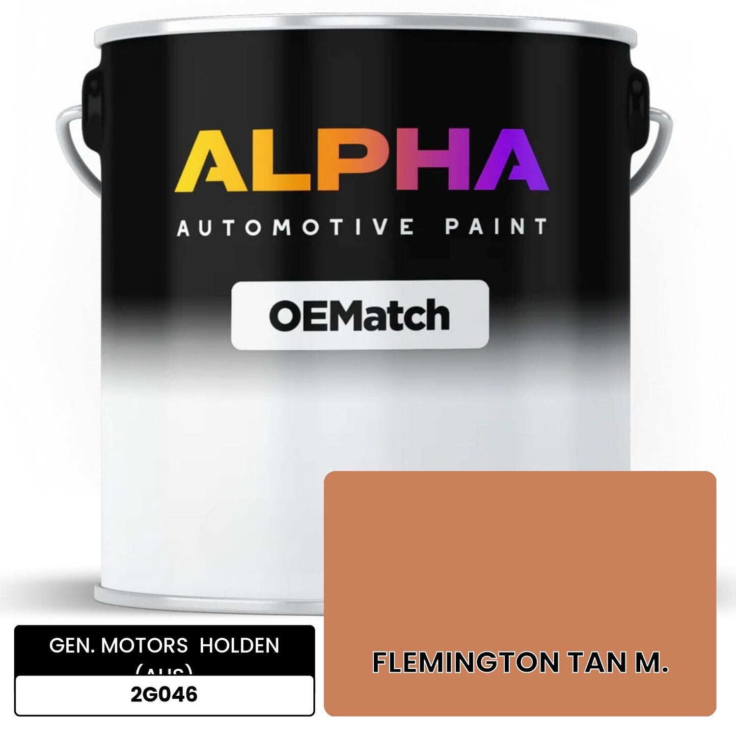 GEN. MOTORS HOLDEN (AUS) FLEMINGTON TAN M. 2G046 OEMatch Basecoat
