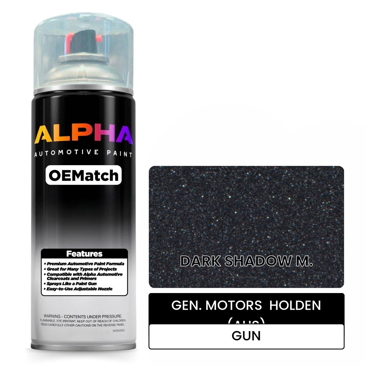 GEN. MOTORS HOLDEN (AUS) DARK SHADOW M. GUN OEMatch Spraycan