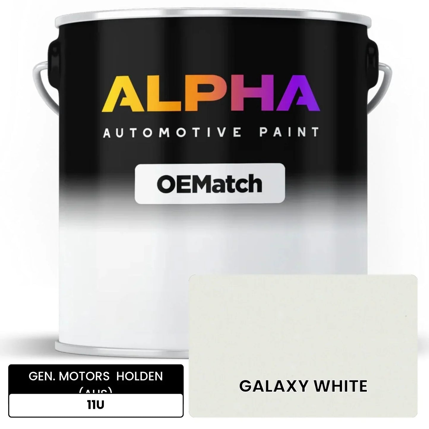 GEN. MOTORS HOLDEN (AUS) GALAXY WHITE 11U OEMatch Basecoat