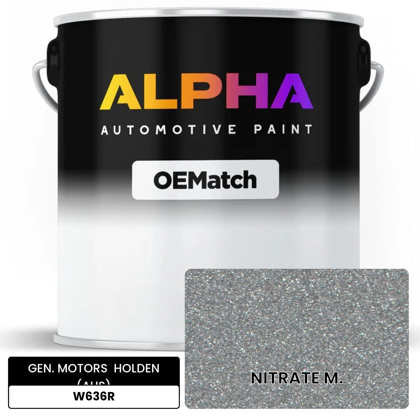 GEN. MOTORS HOLDEN (AUS) NITRATE M. W636R OEMatch Basecoat