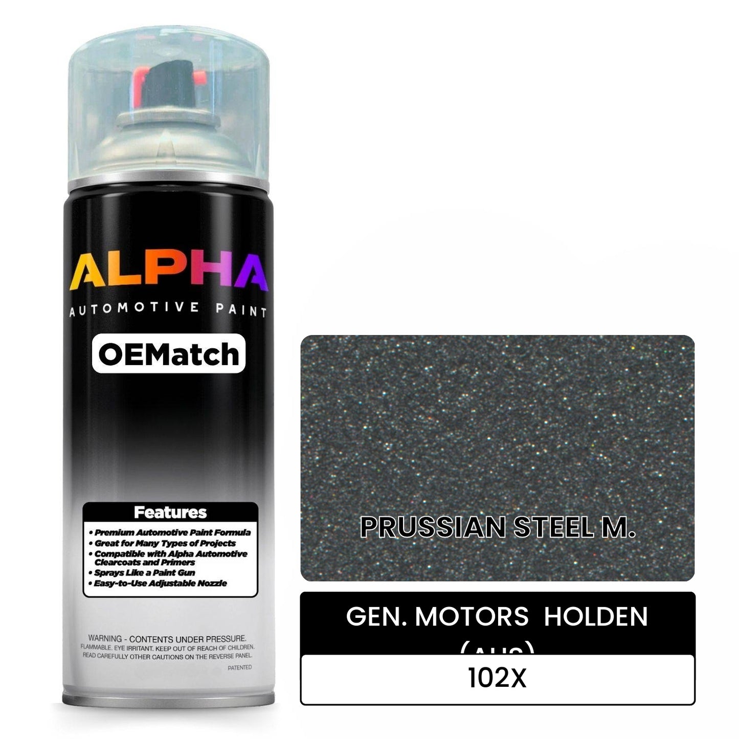 GEN. MOTORS HOLDEN (AUS) PRUSSIAN STEEL M. 102X OEMatch Spraycan