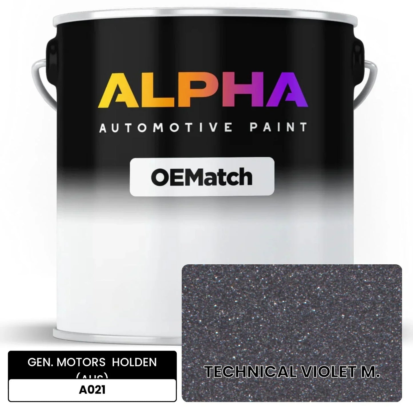GEN. MOTORS HOLDEN (AUS) TECHNICAL VIOLET M. A021 OEMatch Basecoat