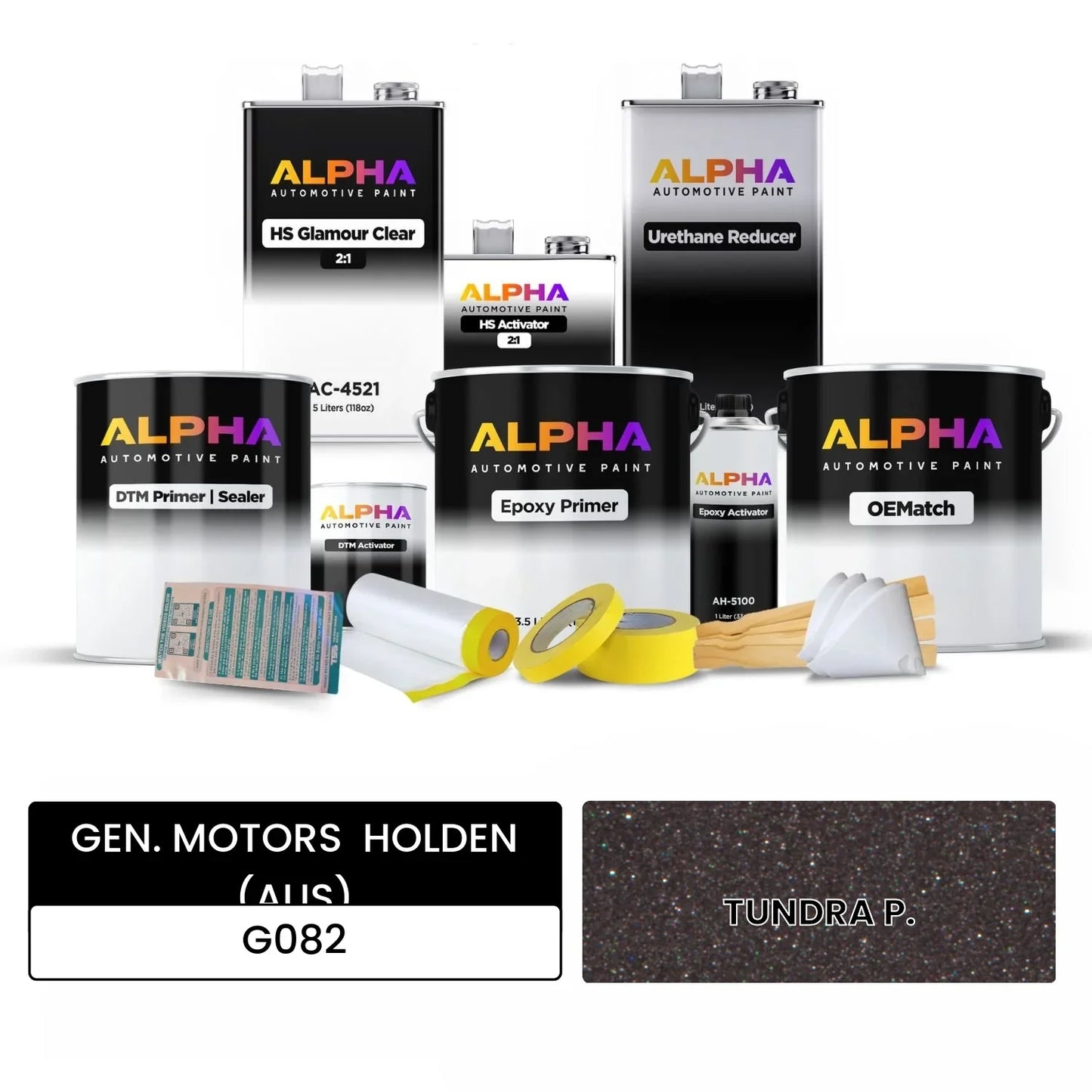 GEN. MOTORS HOLDEN (AUS) TUNDRA P. G082 OEMatch Vehicle Paint Kit
