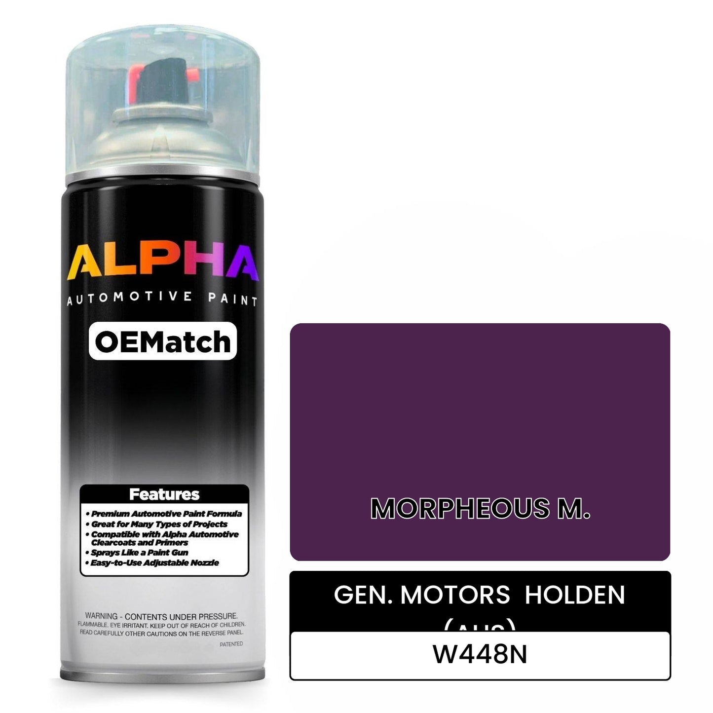 GEN. MOTORS HOLDEN (AUS) MORPHEOUS M. W448N OEMatch Spraycan
