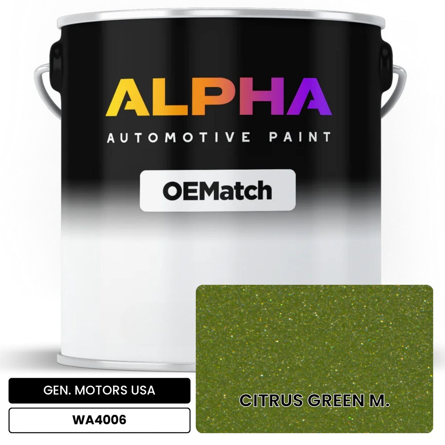 GEN. MOTORS USA WA4006 OEMatch Basecoat