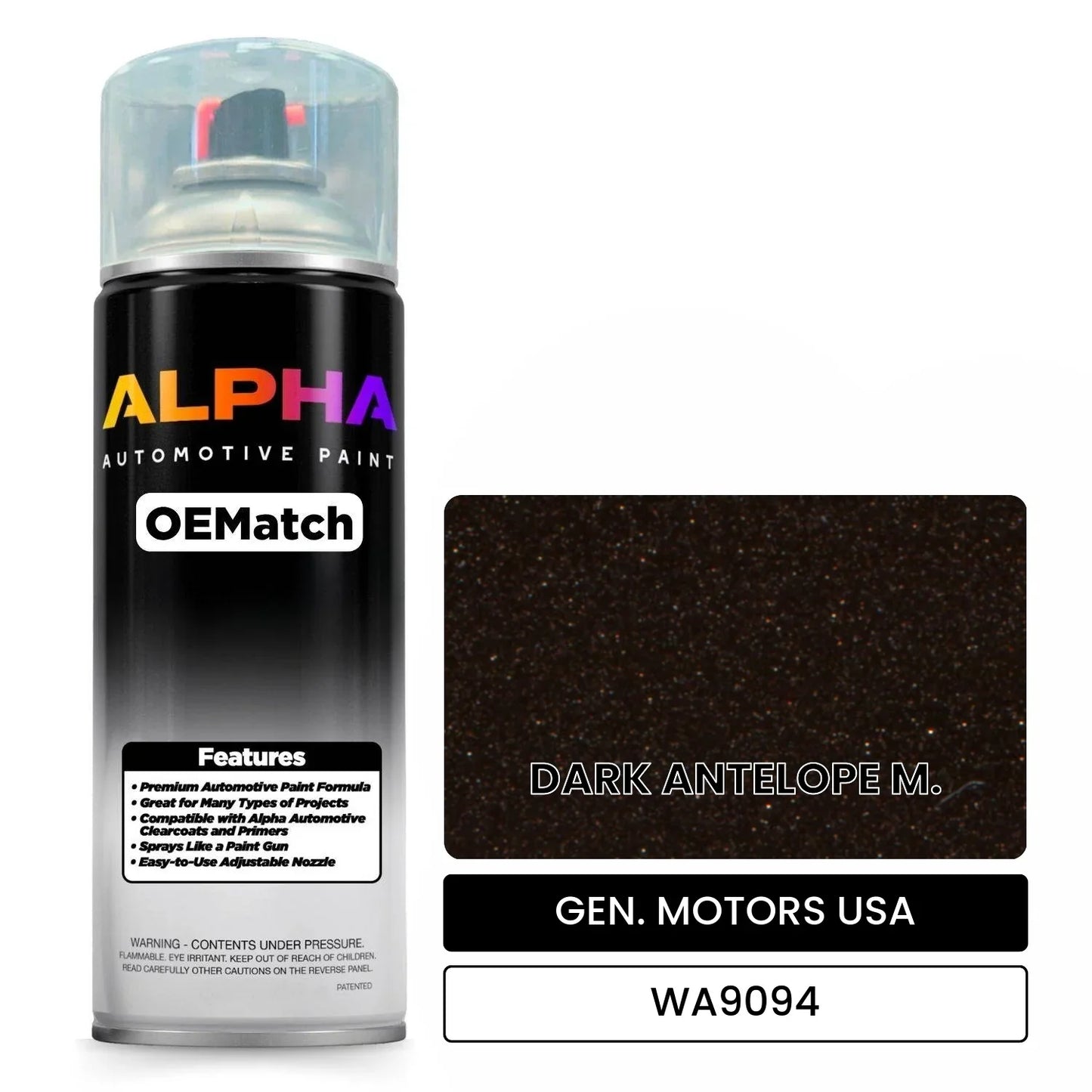 GEN. MOTORS USA DARK ANTELOPE M. WA9094 OEMatch Spraycan