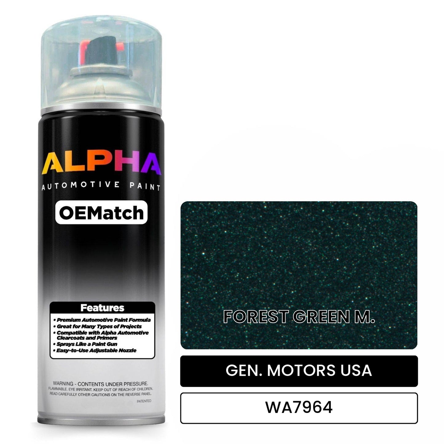 GEN. MOTORS USA WA7964 OEMatch Spraycan