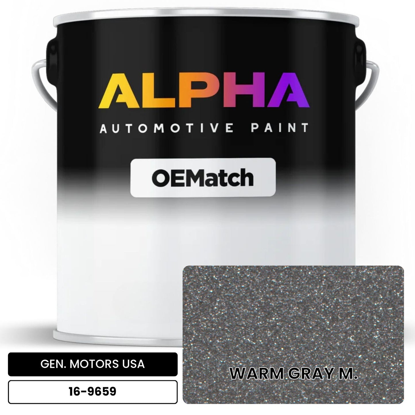 GEN. MOTORS USA WARM GRAY M. 16-9659 OEMatch Basecoat