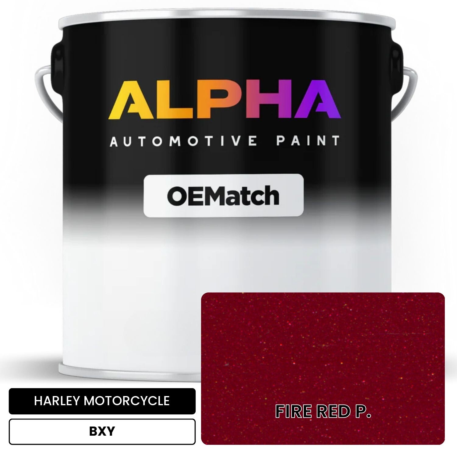 HARLEY MOTORCYCLE FIRE RED P. BXY | OEMatch Automotive Basecoat