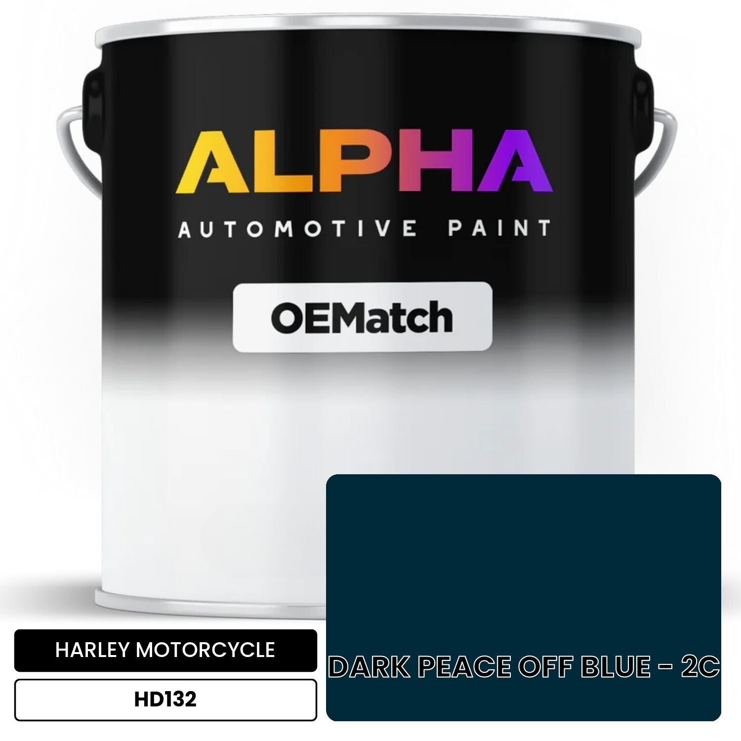 Harley-Davidson Dark Peace Officer Blue - 2C HD132 | OEMatch