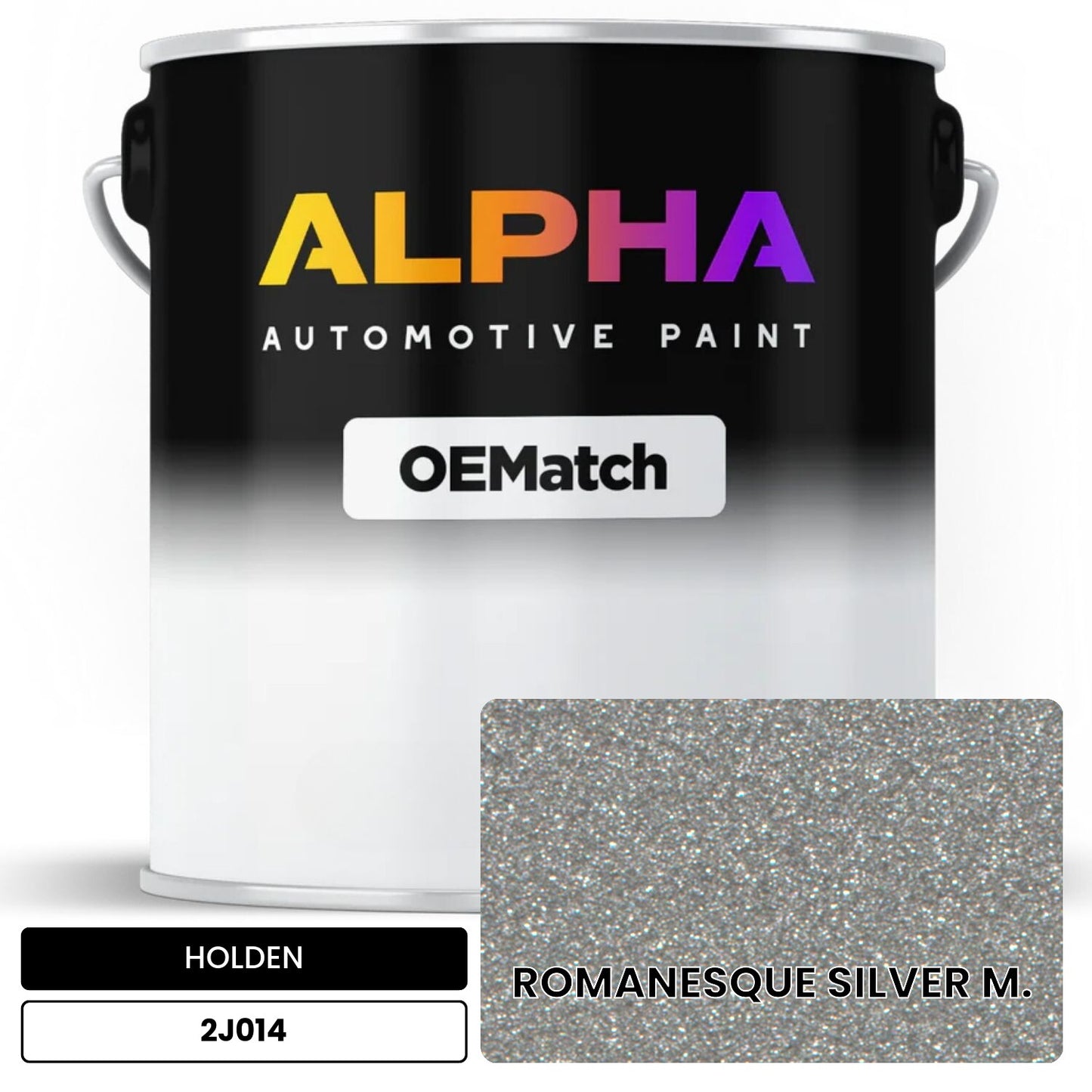 HOLDEN ROMANESQUE SILVER M. 2J014 OEMatch Basecoat