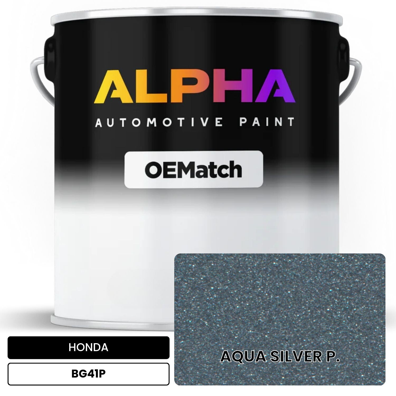HONDA AQUA SILVER P. BG41P | OEMatch Automotive Basecoat – The