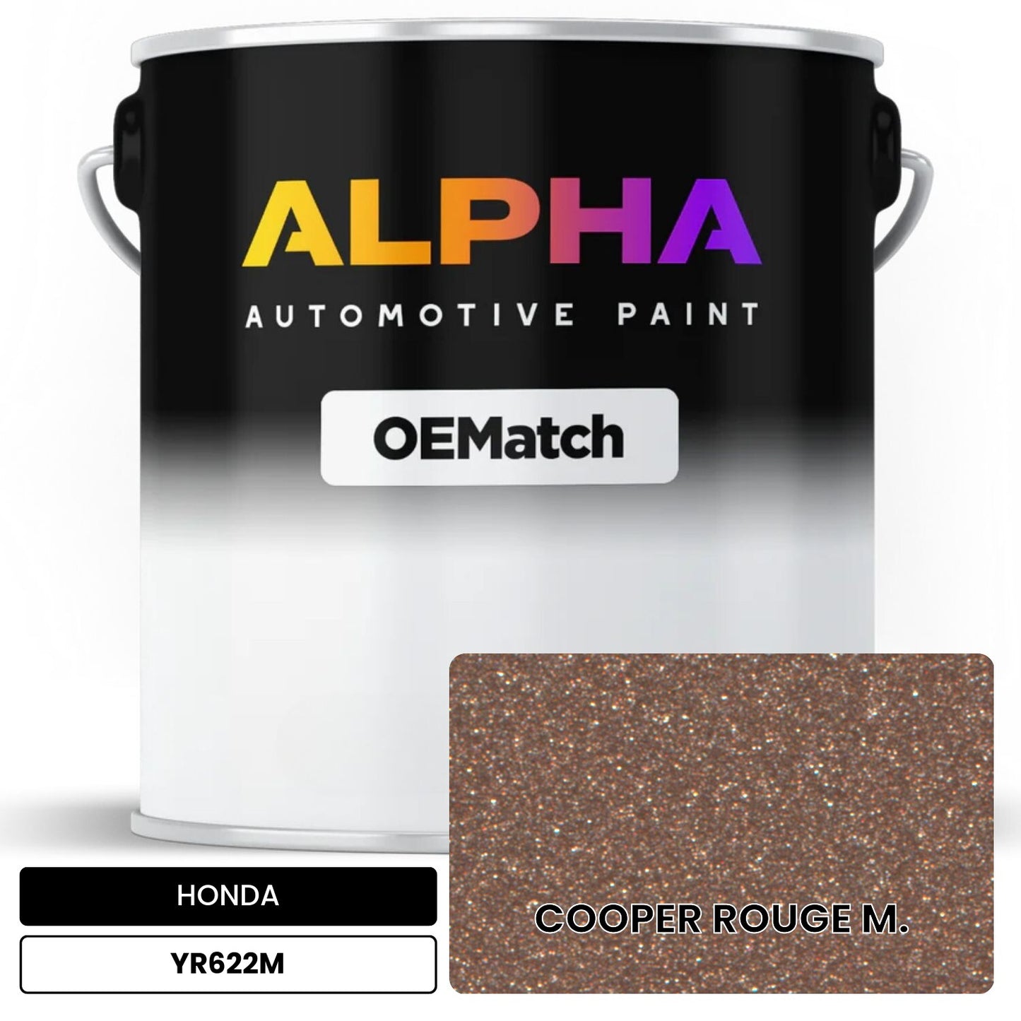 HONDA COOPER ROUGE M. YR622M OEMatch Basecoat