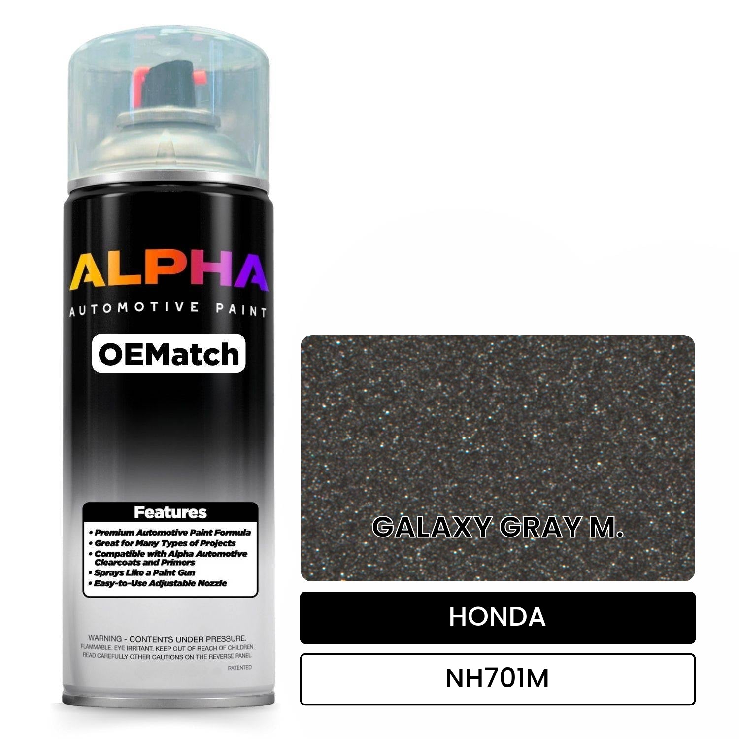 HONDA GALAXY GRAY M. NH701M | OEMatch Automotive Spraycan – The