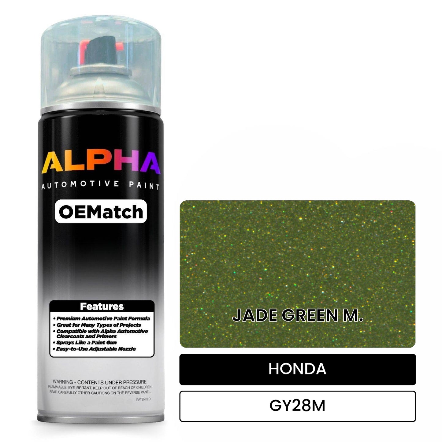 HONDA JADE GREEN M. GY28M OEMatch Spraycan