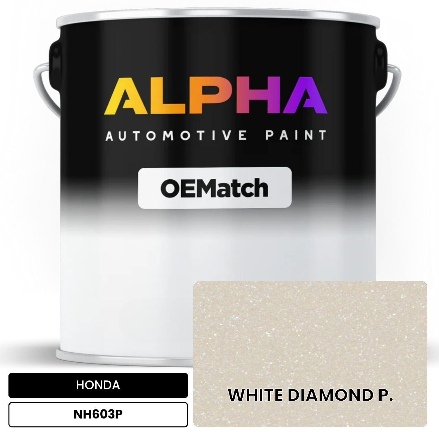 HONDA WHITE DIAMOND P. NH603P | OEMatch Automotive Basecoat – The