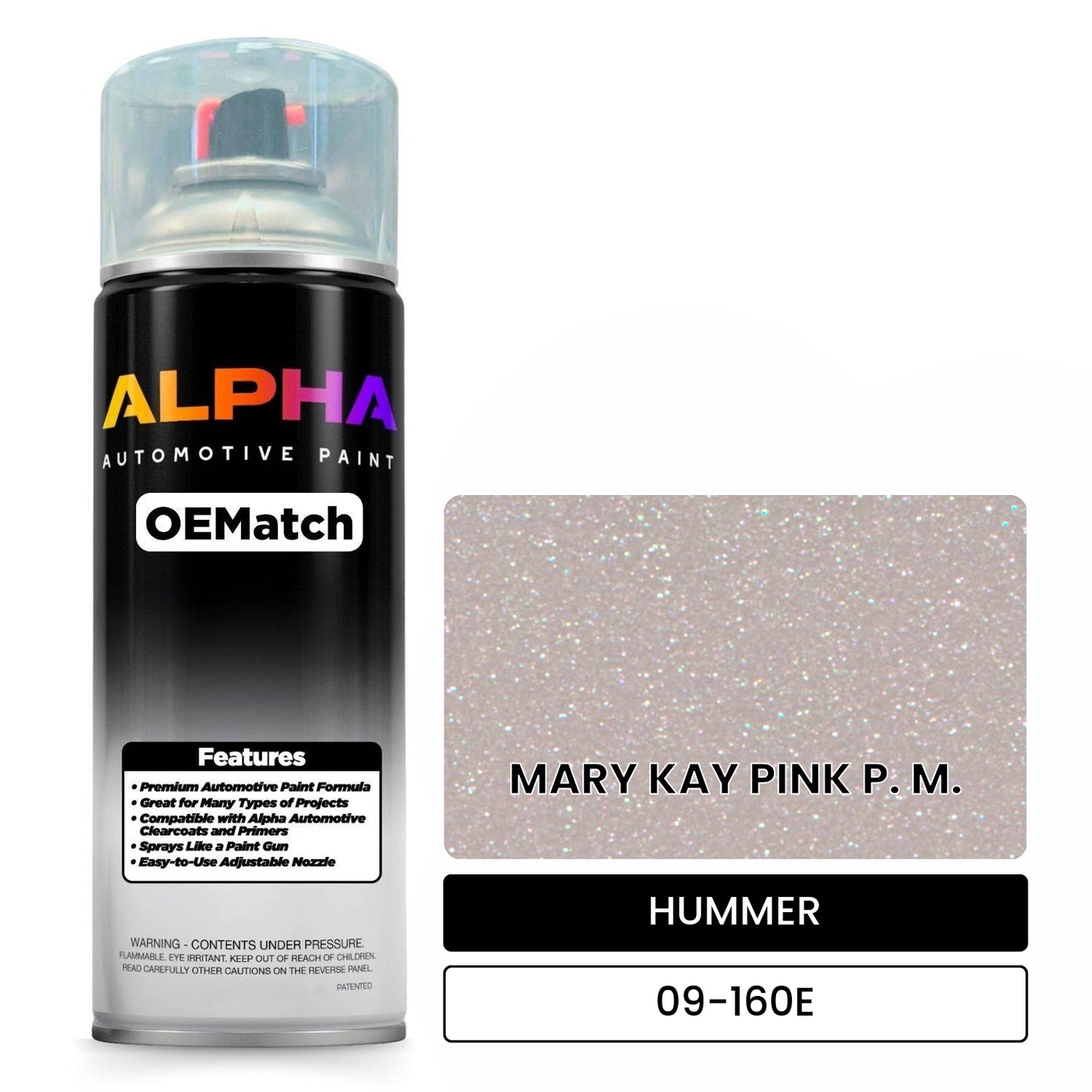 HUMMER MARY KAY PINK P. M. 09-160E OEMatch Spraycan