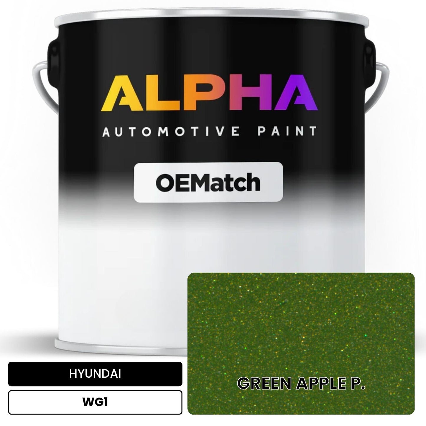HYUNDAI GREEN APPLE P. WG1 OEMatch Basecoat