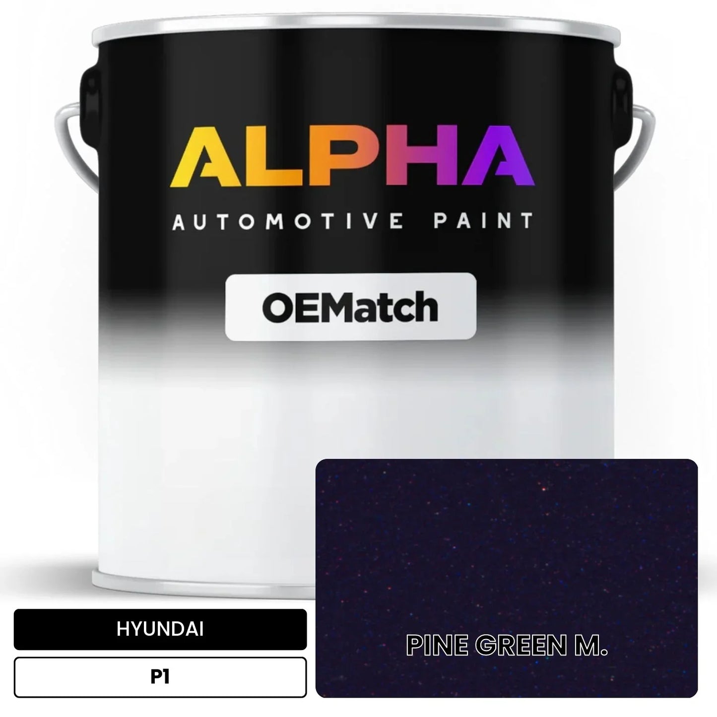 HYUNDAI PINE GREEN M. P1 OEMatch Basecoat