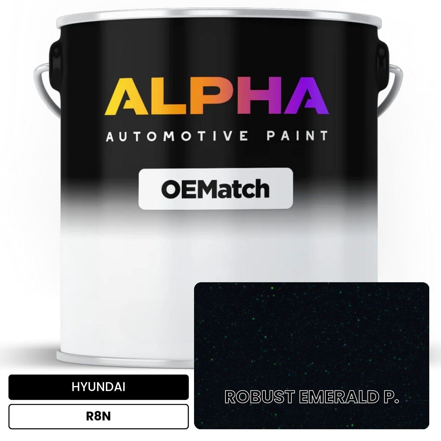 レアインディソウル Colour Perfect HYUNDAI ROBUST EMERALD P. R8N | OEMatch Automotive Basecoat – The