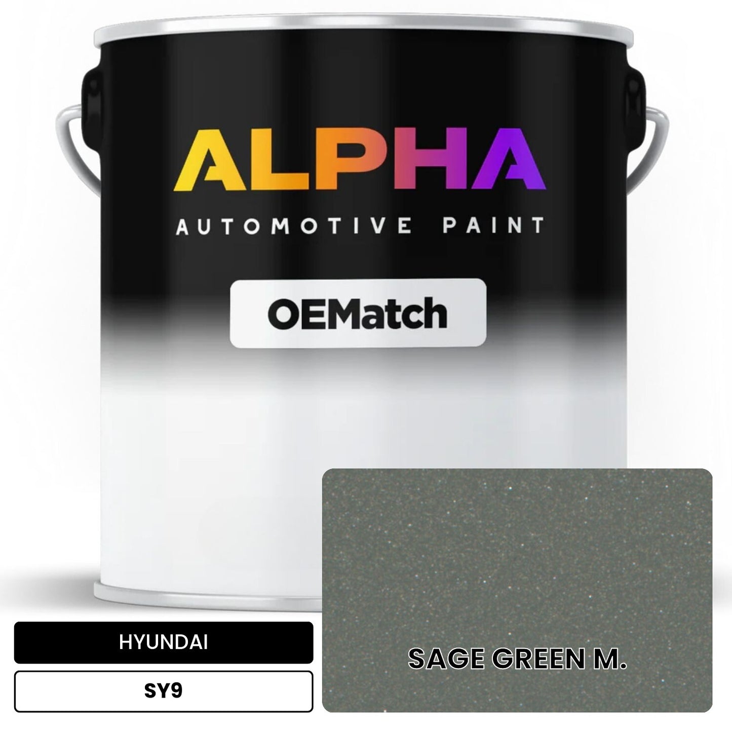 HYUNDAI SAGE GREEN M. SY9 OEMatch Basecoat