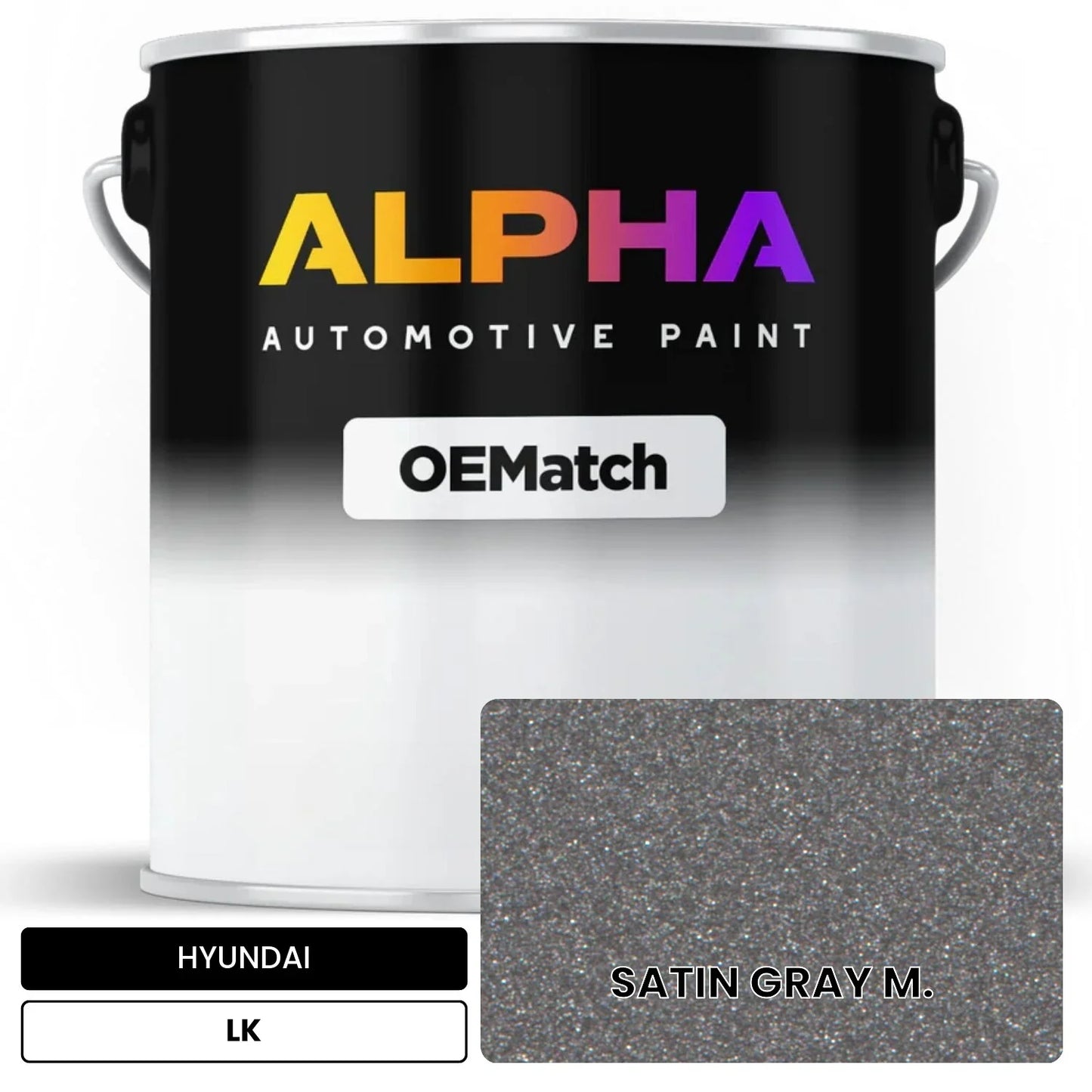 HYUNDAI SATIN GRAY M. LK OEMatch Basecoat