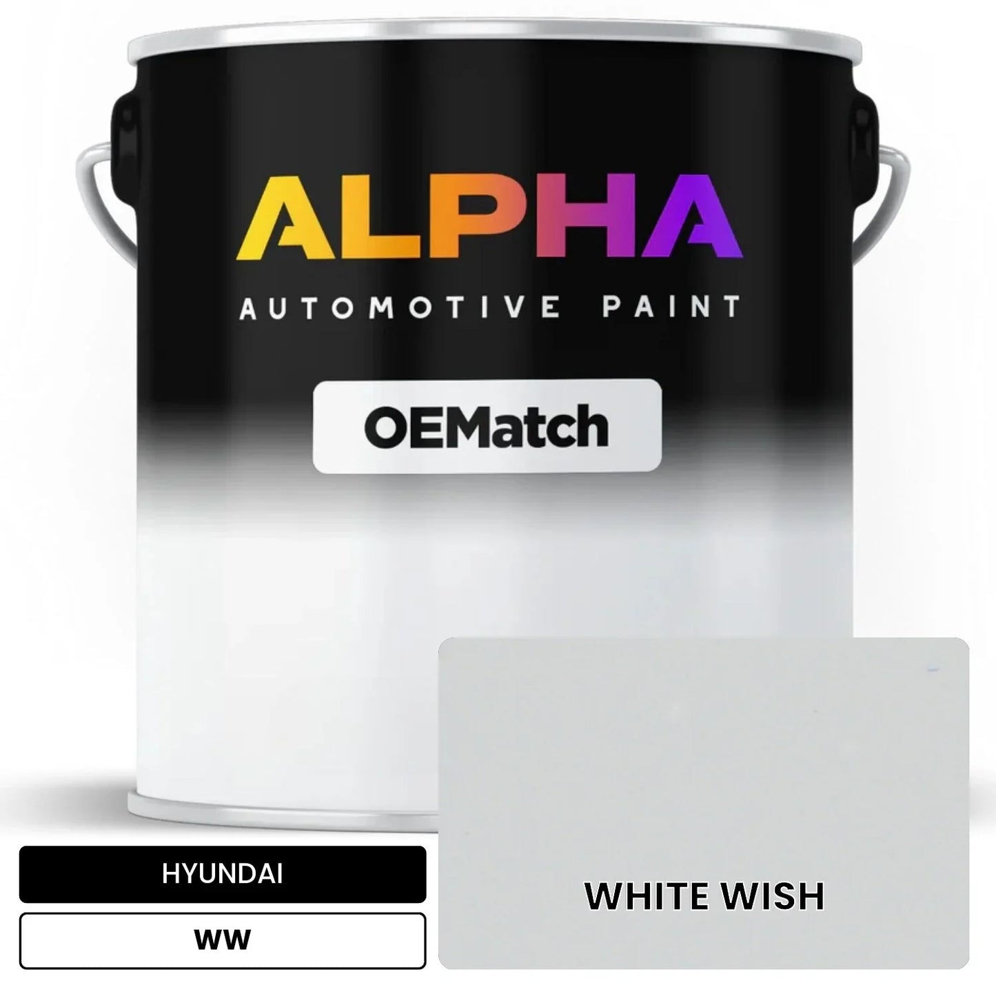 HYUNDAI WHITE WISH WW OEMatch Basecoat