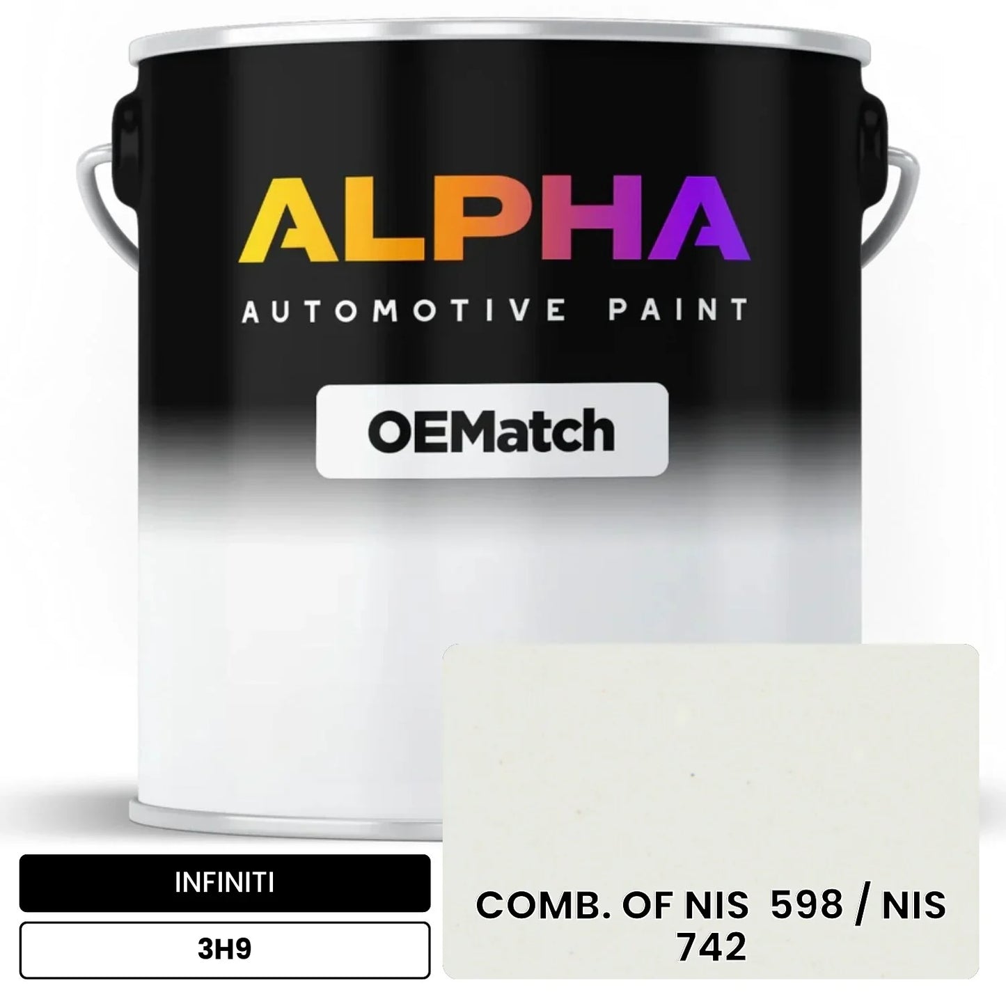 INFINITI COMB. OF NIS 598 / NIS 742 3H9 OEMatch Basecoat