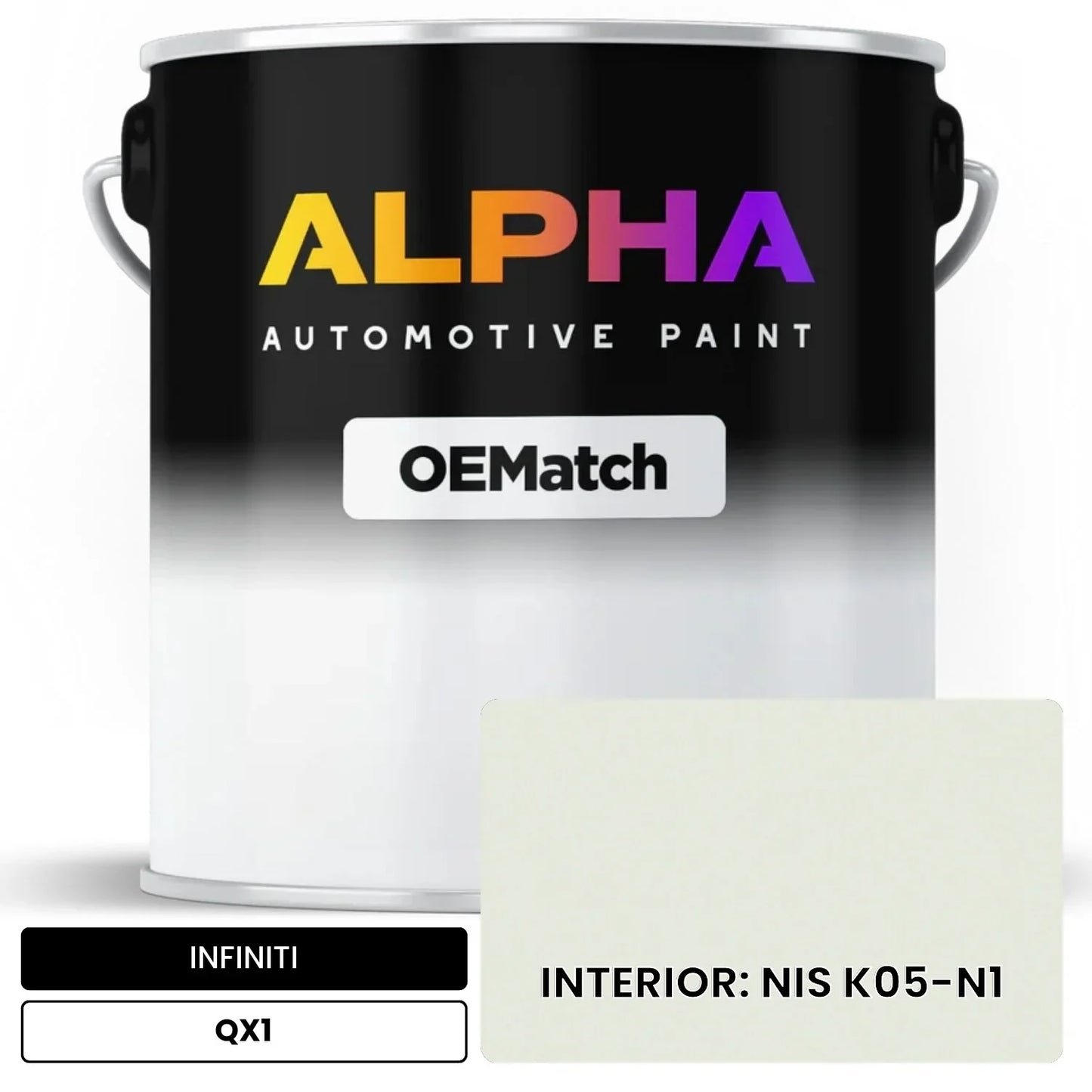 INFINITI INTERIOR: NIS K05-N1 QX1 OEMatch Basecoat