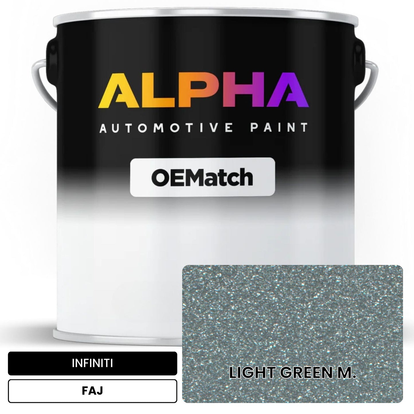 INFINITI LIGHT GREEN M. FAJ OEMatch Basecoat