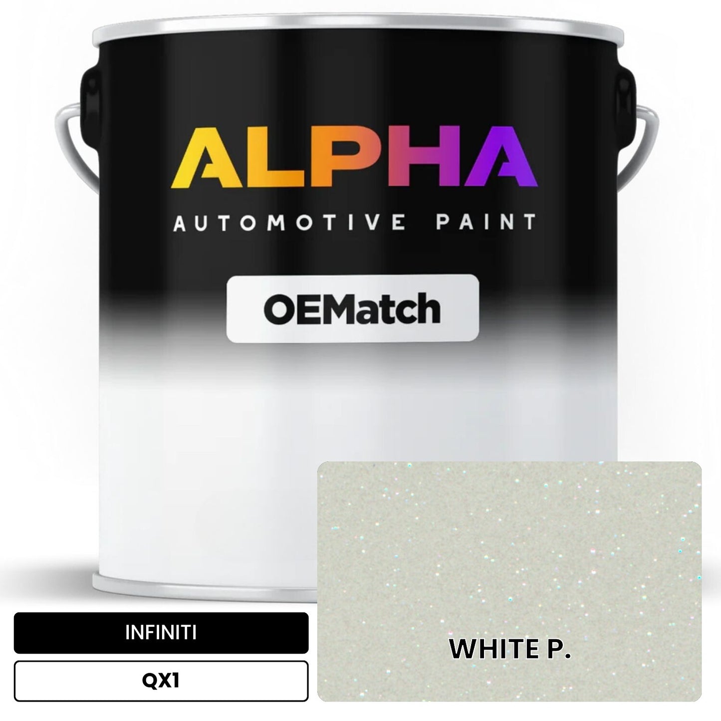 INFINITI WHITE P. QX1 OEMatch Basecoat