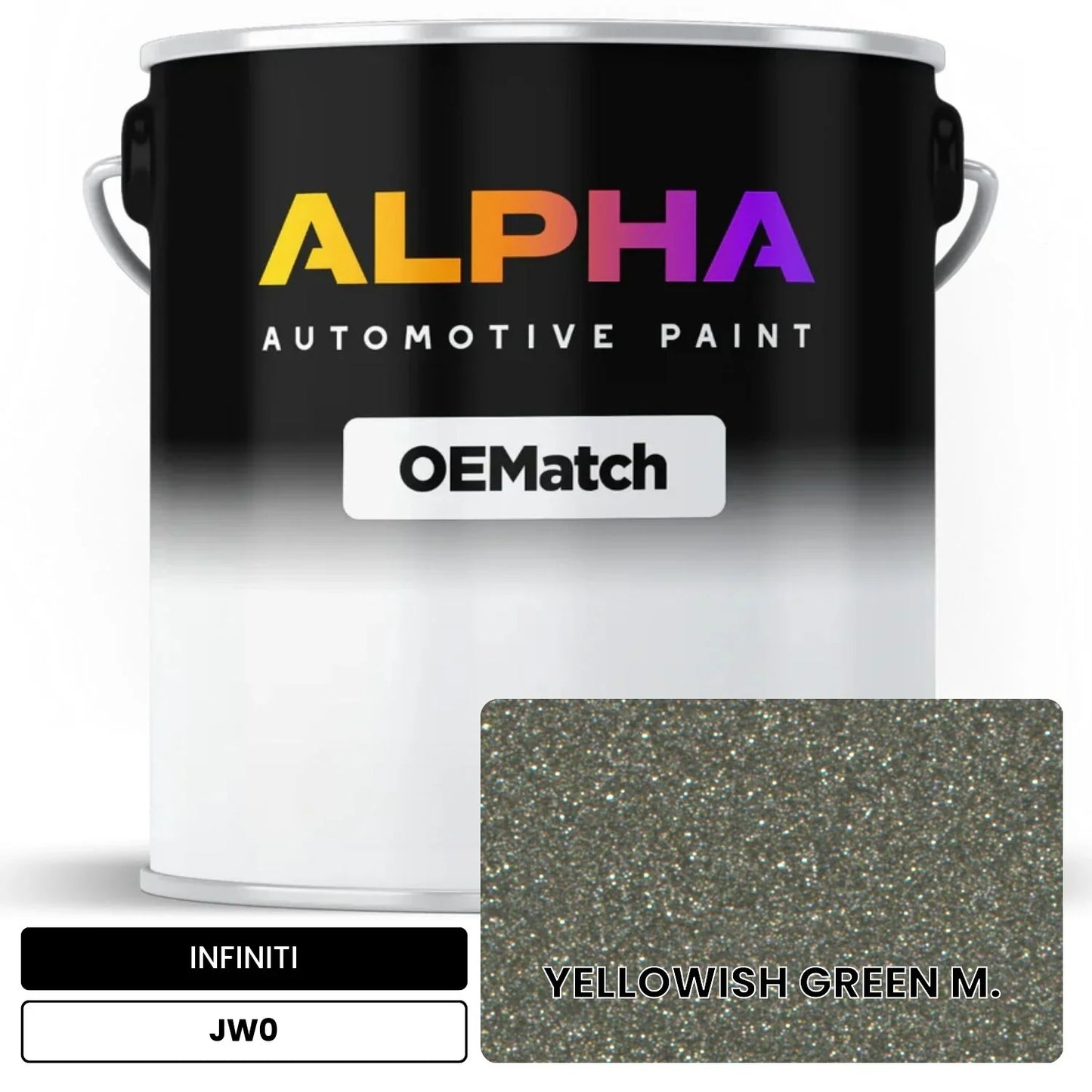 INFINITI YELLOWISH GREEN M. JW0 OEMatch Basecoat