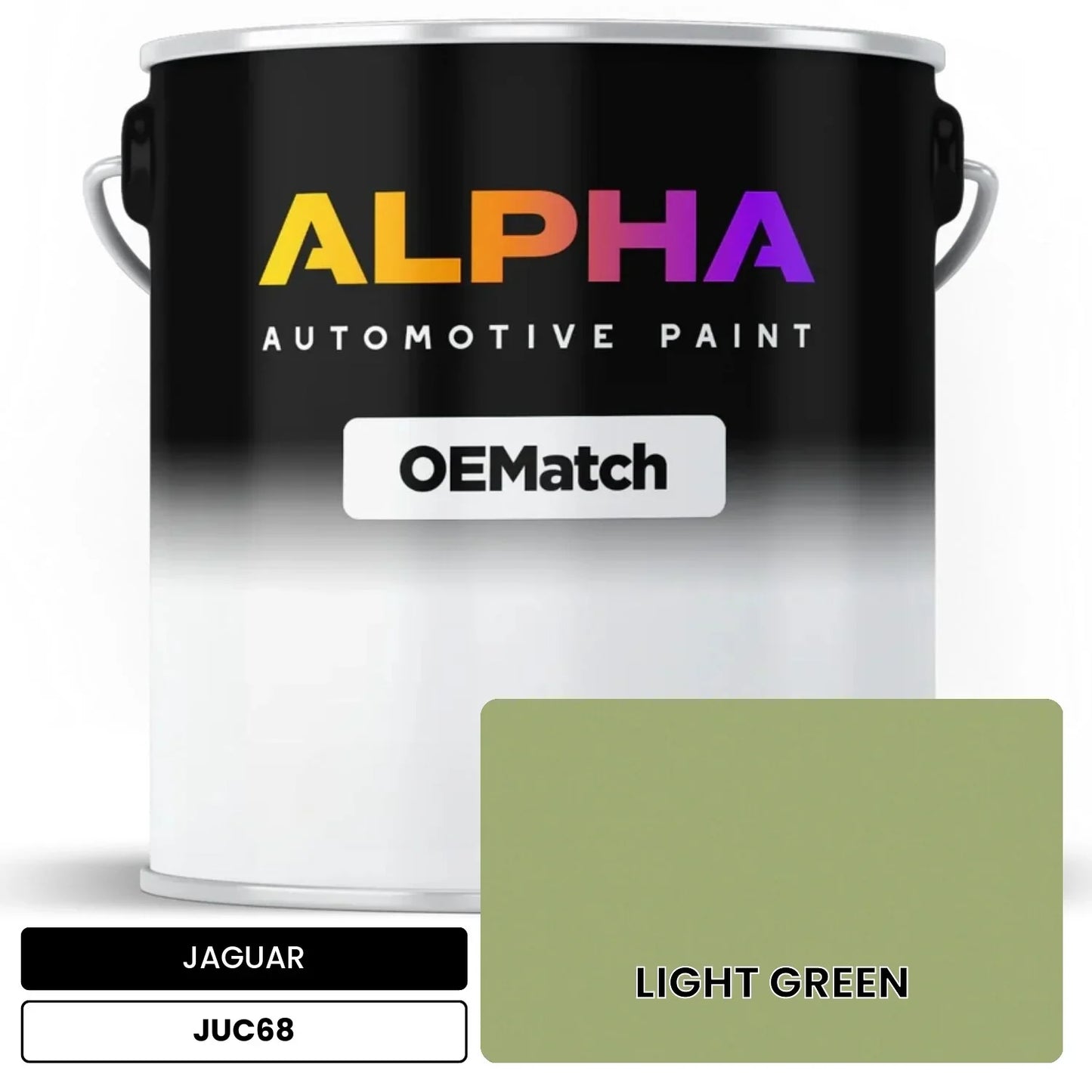 JAGUAR LIGHT GREEN JUC68 OEMatch Basecoat
