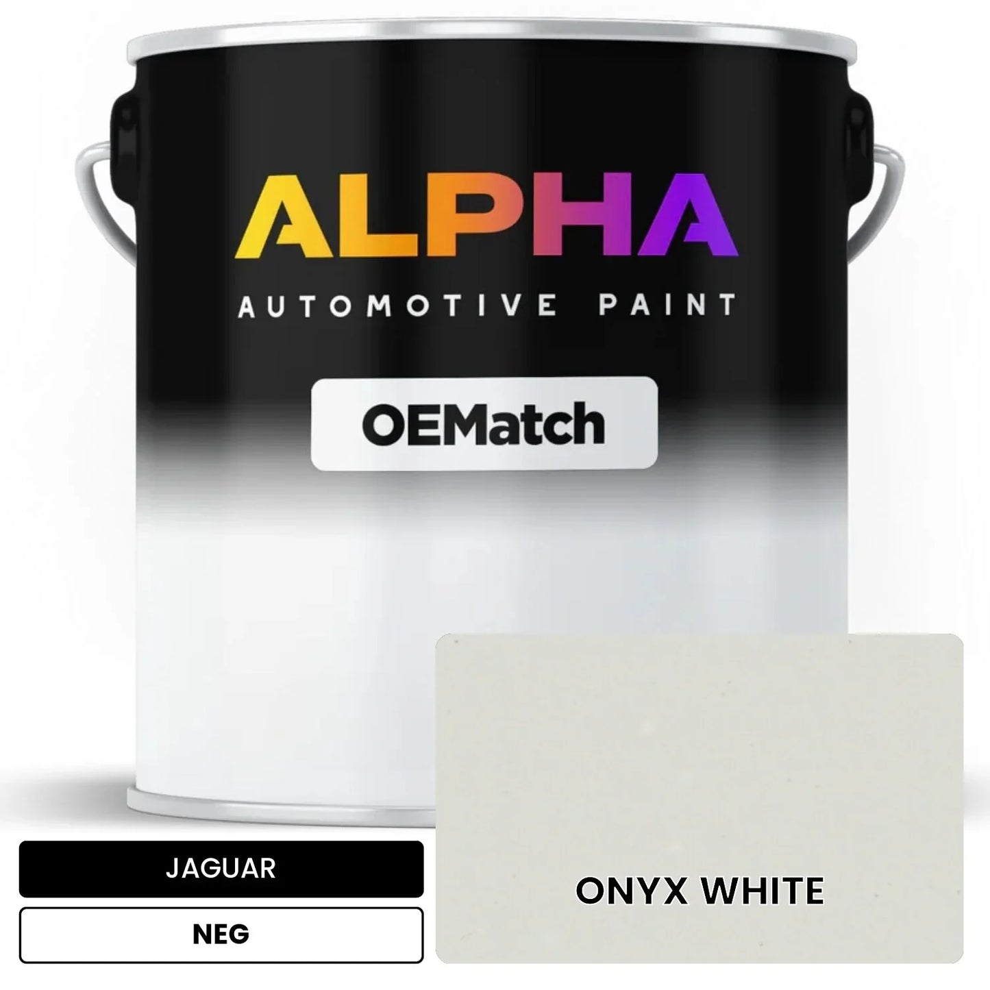 JAGUAR ONYX WHITE NEG OEMatch Basecoat