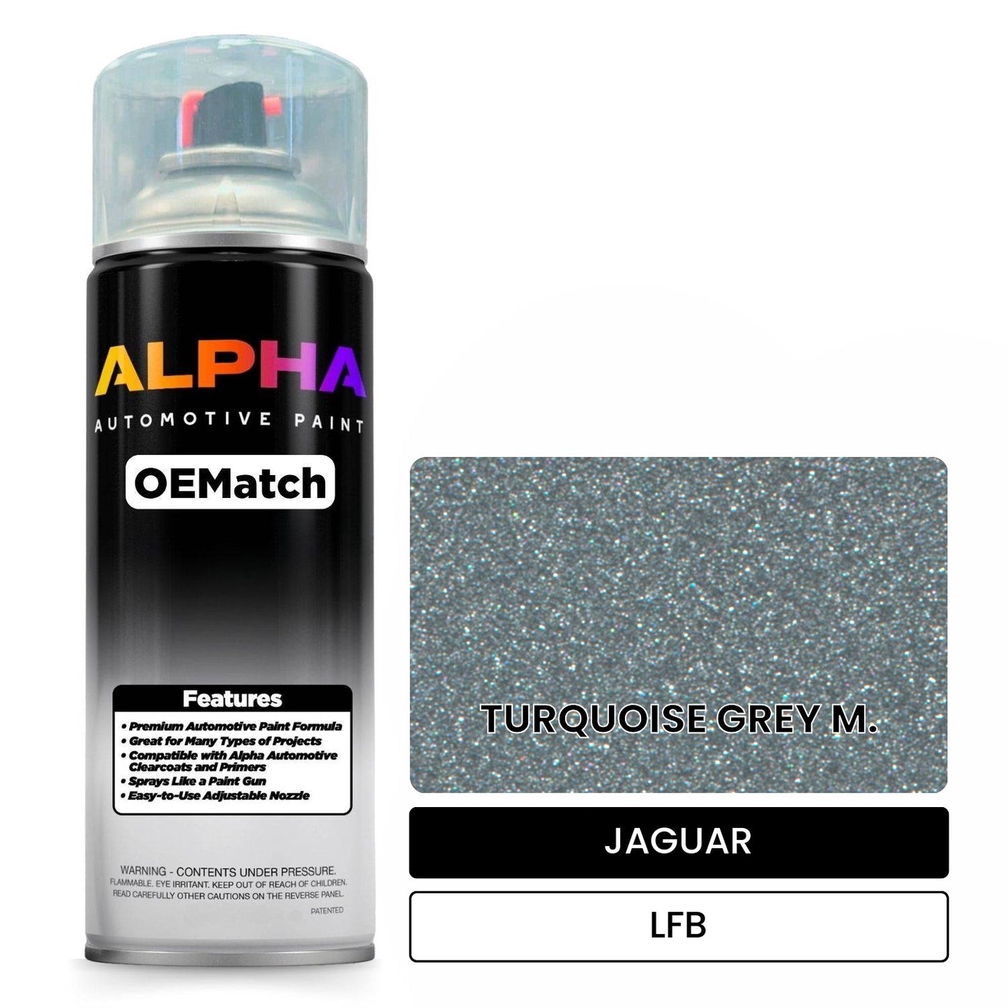 JAGUAR TURQUOISE GREY M. LFB OEMatch Spraycan