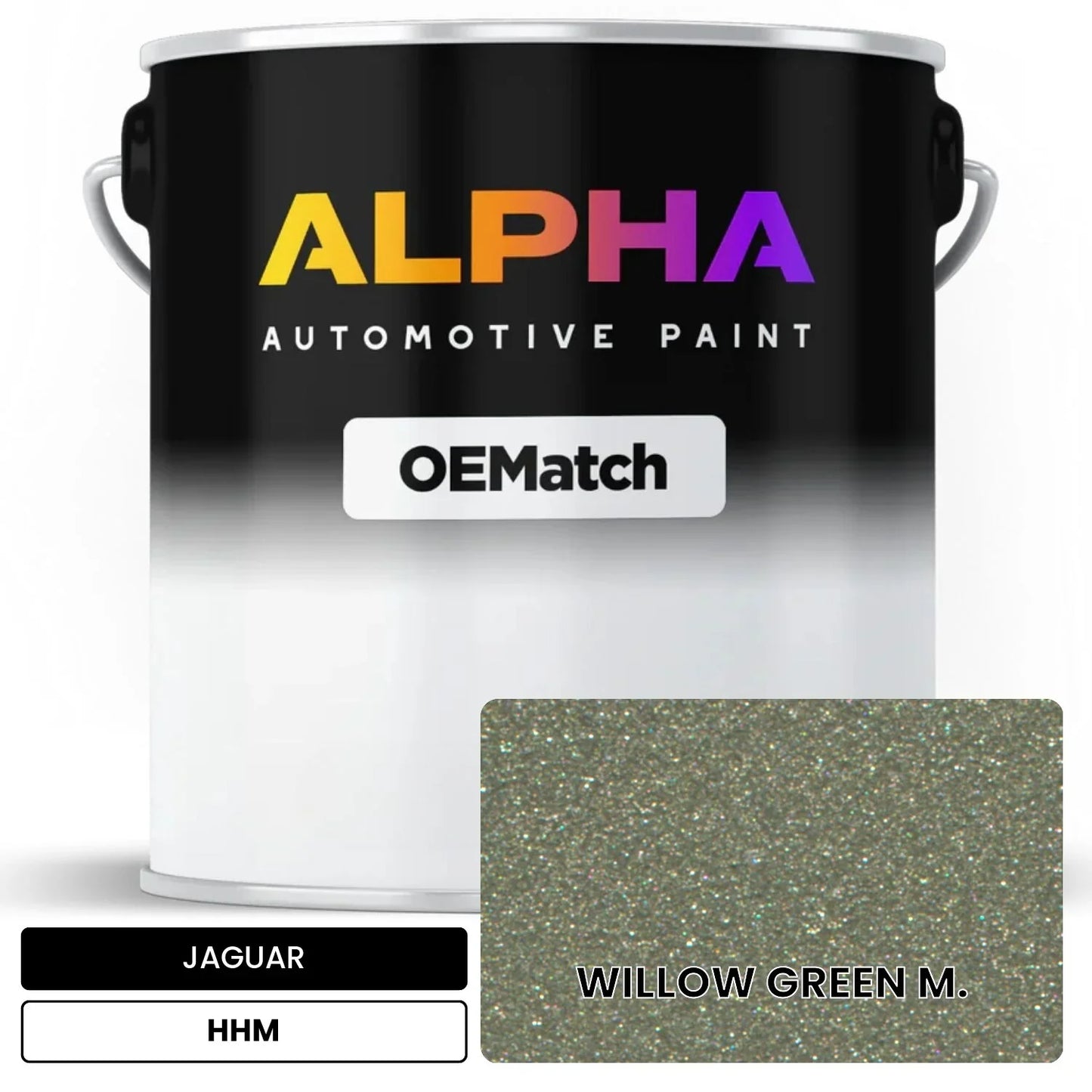 JAGUAR WILLOW GREEN M. HHM OEMatch Basecoat